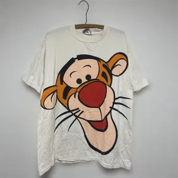 90s USA제 Disney Tigger 곰돌이 푸 티셔츠 Tee