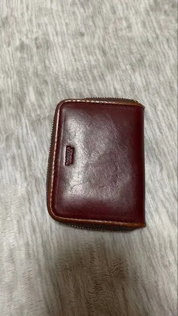 BAGGYS ANNEX 동전 카드 지폐도 들어가는 천연 가죽 지갑