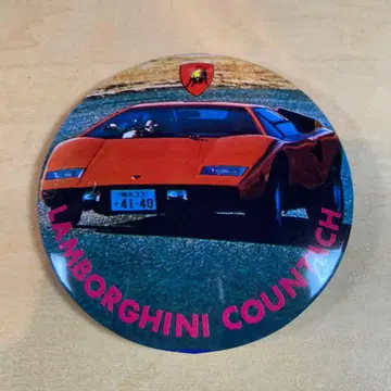 Lamborghini Countach 캔뱃지 vintage 구제 의류 틴