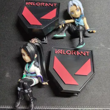VALORANT 모니터 탑 피규어 제트 세이지 세트