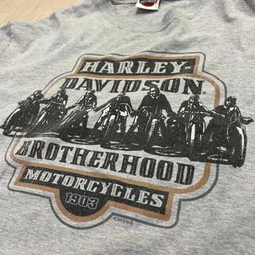 Harley-Davidson 2001년 티셔츠 백 프린트 XL
