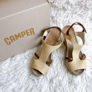 [ CAMPER ] 새상품급 캠퍼 ALLEGRA 알레그라 베이지 웨지