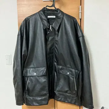 adrer 밀리터리 플라이트 지퍼 블루종 L