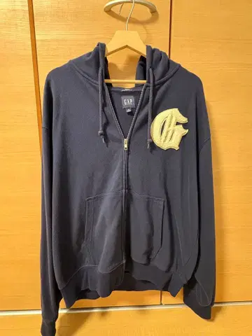 갭 빈티지 소프트 GAP 로고 집업 후드티 M 네이비