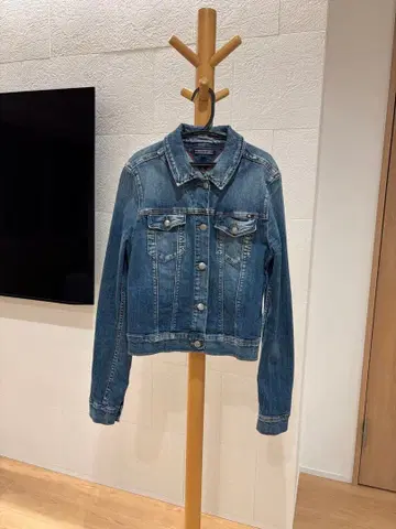 타미힐피거 데님 자켓 새상품급