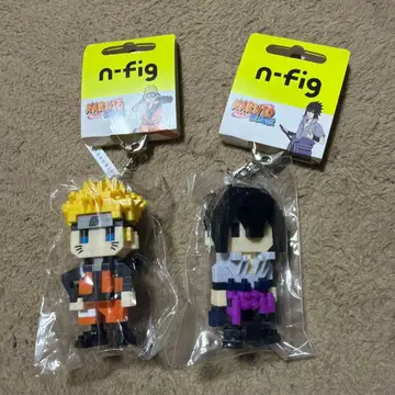 NARUTO 우즈마키 나루토 우치하 사스케 키링 나노 블록