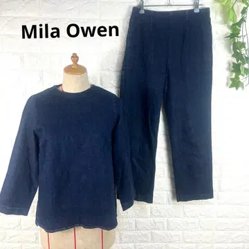 미라 오웬 Mila Owen 미사용 셋업 팬츠 데님