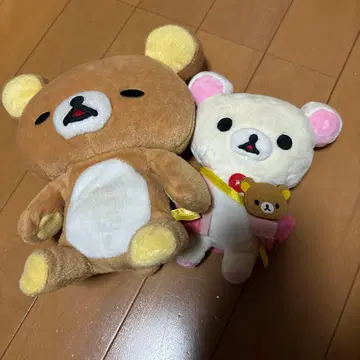 리락쿠마 봉제 인형 세트