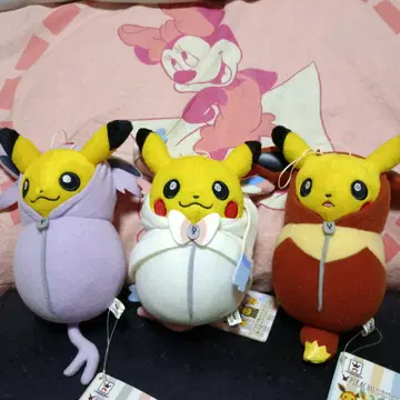 피카츄 잠옷 컬렉션 봉제 인형 에브이 님피아 이브이