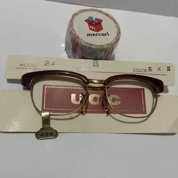 창고 보관품 빈티지 서몬트형 안경 UOC-410 본금테 44 16