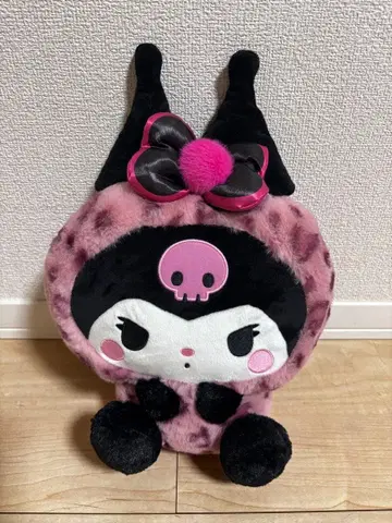 [ Sanrio ] 쿠로미 레오파드 무늬 봉제 인형