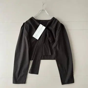 SEEALL 새상품 Knot Top 리본 볼륨 슬리브 티셔츠
