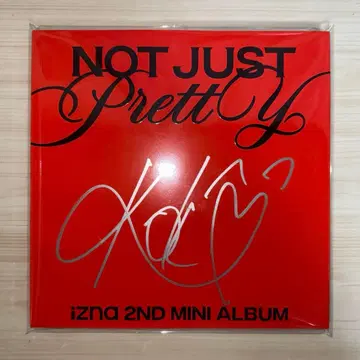 izna Not Just Pretty 앨범 코코 친필 사인 포함