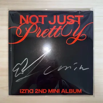 izna Not Just Pretty 앨범 지민 친필 사인 포함