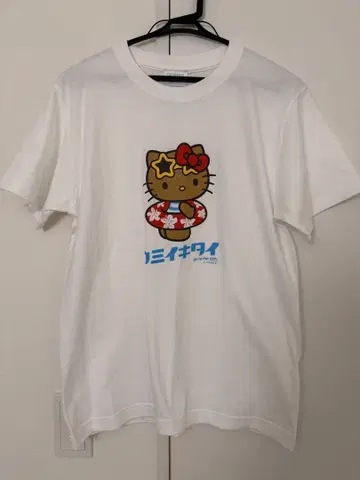[한정판] OKINAWA POP.JP 일광화상 헬로키티 T셔츠 S사이즈