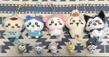 치이카와 산리오 콜라보 봉제 인형 마스코트 피규어