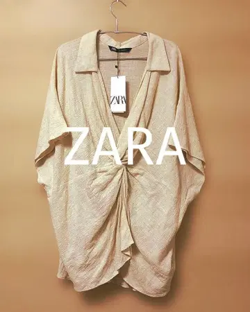 택 포함 새상품 ZARA 랩 디자인 셔츠