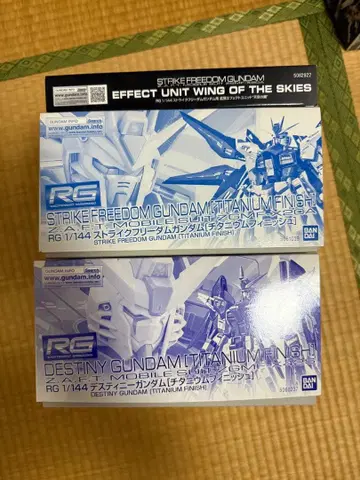 RG 데스티니 건담 스트라이크 프리덤 건담 티타늄 피니쉬