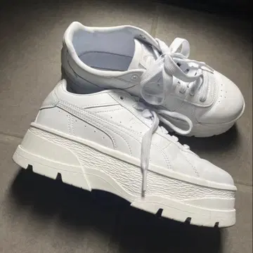 PUMA 푸마 통굽 리보 화이트 24cm