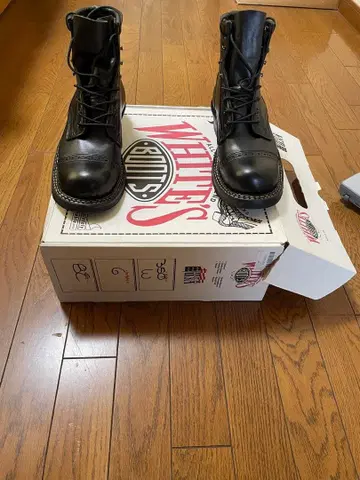 WHITE'S BOOTS 캡토 워크 부츠 블랙 6E