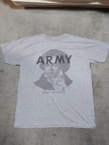 USED 미군 BEETHOVEN ARMY T셔츠