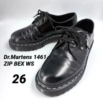 닥터마틴 1461 ZIP BEX WS 통굽 3홀 UK7