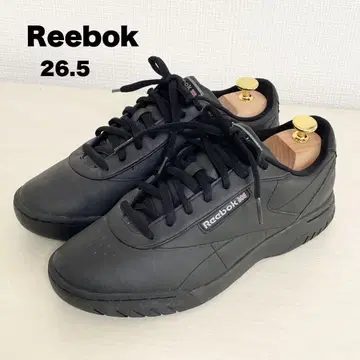새상품급 Reebok 스니커즈 블랙 로우컷 통굽 남성용 26.5
