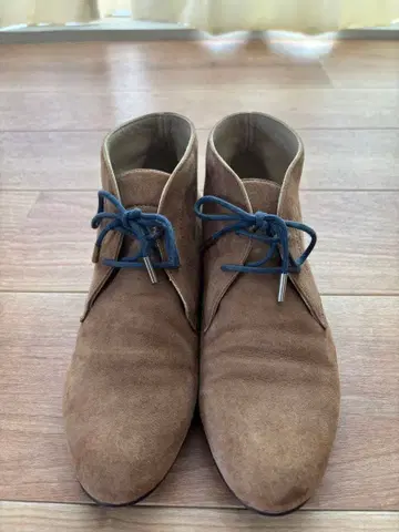 MassimoDutti 브라운 스웨이드 레이스업 부츠