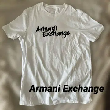 Armani Exchange 화이트 T셔츠 L 사이즈