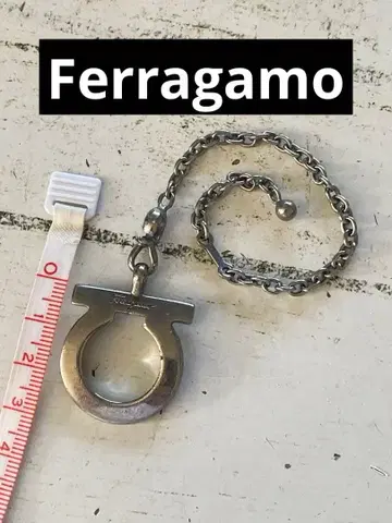 [ Ferragamo ] 페라가모 간치니 체인 참 키링