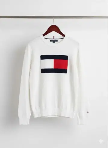 TOMMY HILFIGER 빅 플래그 로고 니트