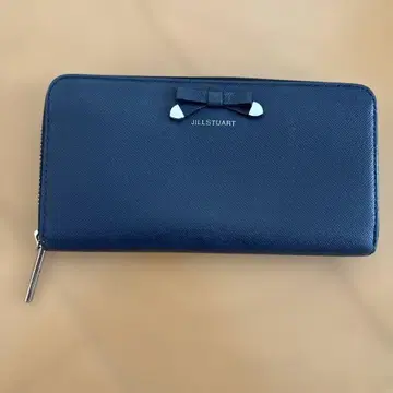 JILL STUART 네이비 장지갑