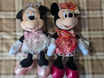 미니 마우스 봉제 인형 2체 세트