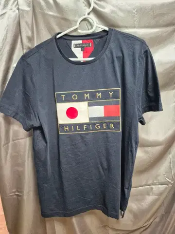 TOMMY HILFIGER JAPAN FLAG 네이비 티셔츠 M