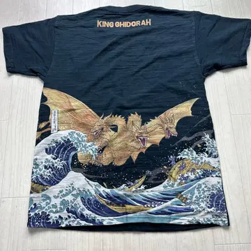 GODZILLA 킹 기도라 후가쿠 산쥬로케이 T셔츠 L