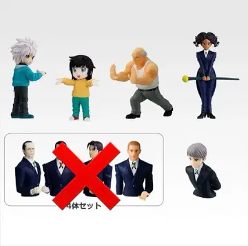 HUNTER x HUNTER 1번 복권 G상 데스크탑 마스코트 5종 세트