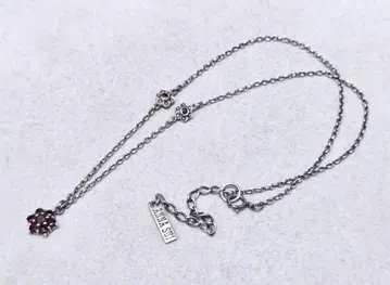 AnnaSui 안나수이 레드스톤 SILVER925 목걸이 C2938