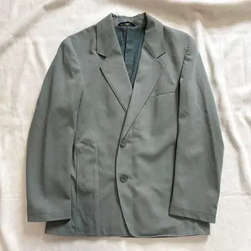 UNIQLO 유니클로 저지 테일러드 자켓 그린 S 사이즈