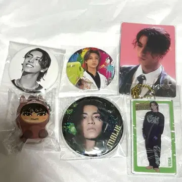 PSYCHIC FEVER WEESA 캔뱃지 인형옷 키링 세트