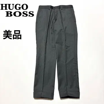 새상품급 휴고보스 남성용 슬랙스 팬츠 그레이 밑단 W 50(780)