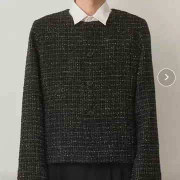 Juha 25aw tweed no collor jacket 4 판매 | 브랜드 중고거래 플랫폼