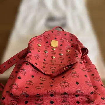 MCM 핑크 백팩