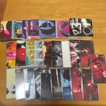 globe CD 앨범 싱글 묶음 판매 26장