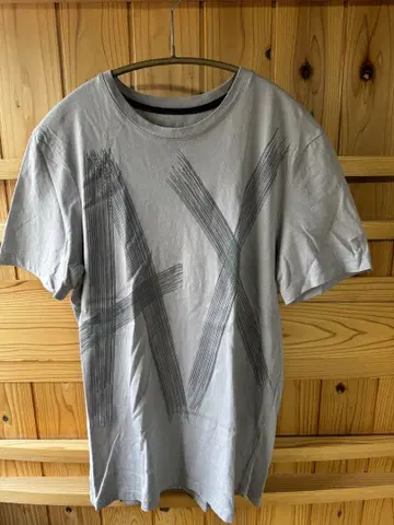 ARMANI EXCHANGE 그래픽 로고 프린트 반팔 T셔츠 XS
