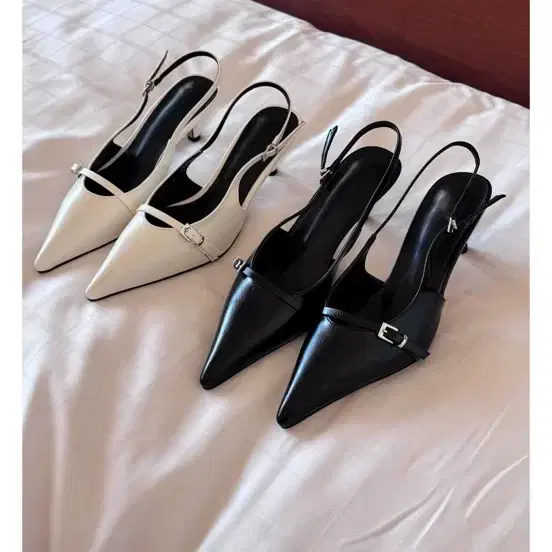 Mmeeme Ribbon Strap Bijou Line Mule Black | Bunjang Global