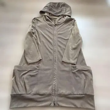 FOXEY NEW YORK 벨로아 후드티 40 그레이지