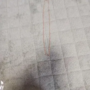 로즈 골드 심플 체인 목걸이