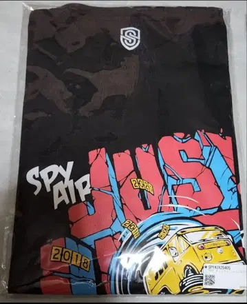 SPYAIR T셔츠 흑먹색 L사이즈 미사용 새상품