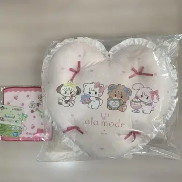 제일복권 mikko 하트 프릴 쿠션 리본 포함 핸드 타월