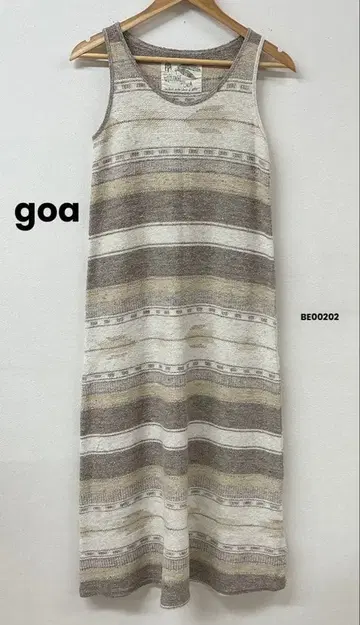goa 린넨 혼방 썸머 코튼 탱크탑 원피스 Y2K
